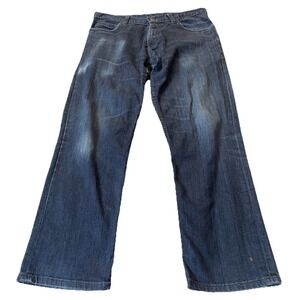 Dearborn Jeans Mens 31x28 Blue Denim Straight Leg Mid Rise Made in Chicago USA